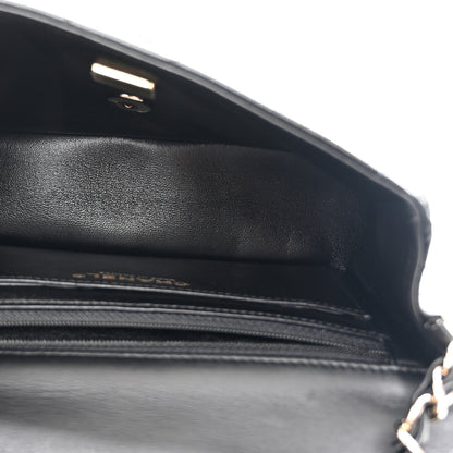 Chanel Lambskin Quilted Mini Rectangular Flap Black 5 of 11