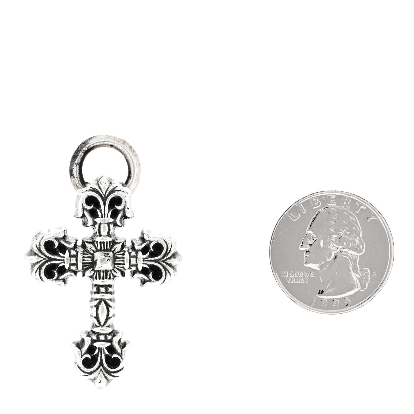 Sterling Silver Filigree Cross Pendant