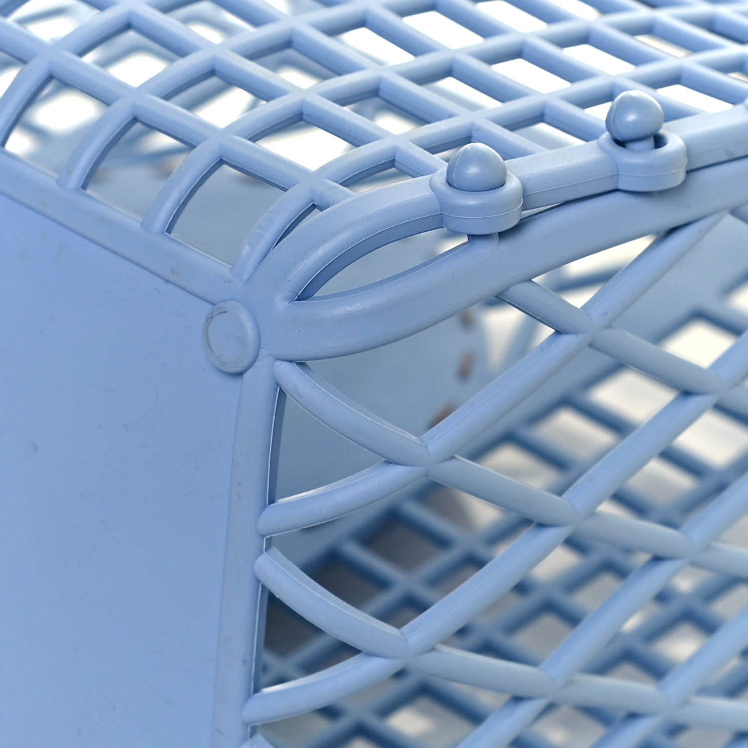 Fendi Recycled Plastic Vitello Liberty Matte Small Fendi Basket Light Blue 13 of 16