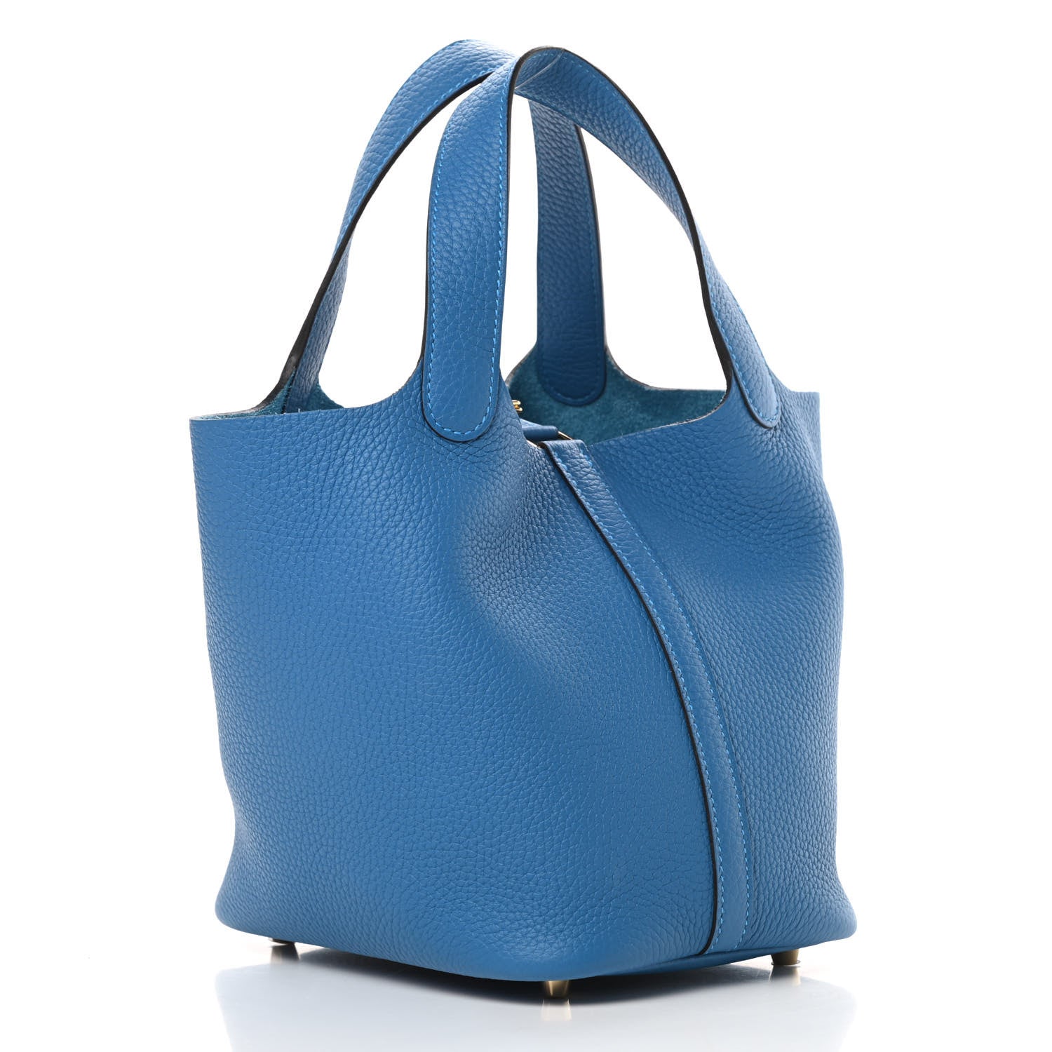 Hermes Taurillon Clemence Picotin Lock 18 PM Mykonos 3 of 11