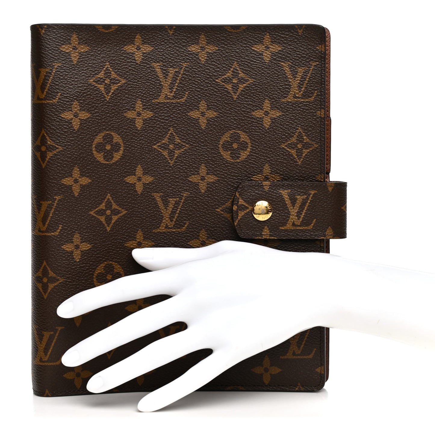 Monogram Large Ring Agenda Cover