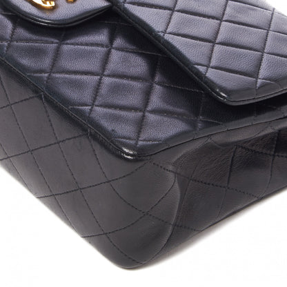 Chanel Lambskin Quilted Medium Double Flap Black 4 of 9