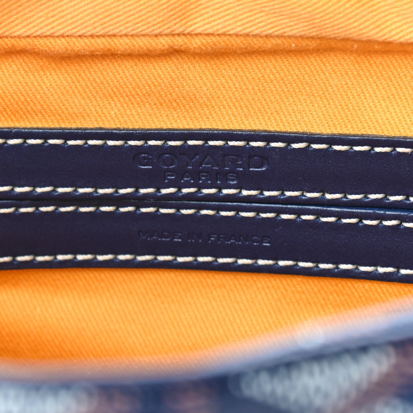 Goyardine Sac Cap Vert Navy