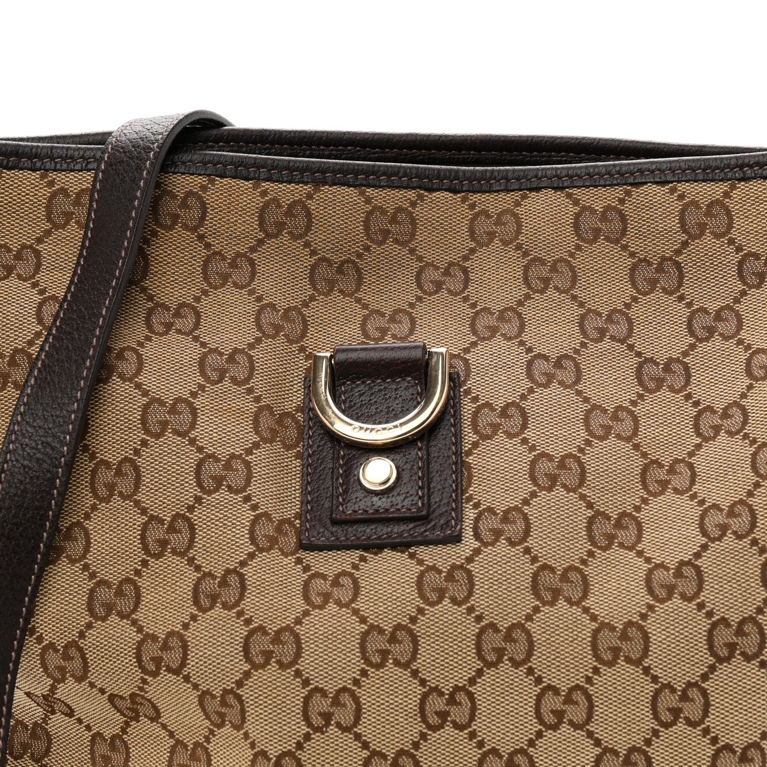 Gucci Monogram Abbey Messenger Bag Dark Brown 7 of 9