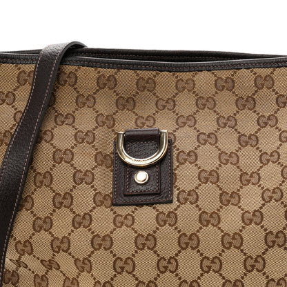 Gucci Monogram Abbey Messenger Bag Dark Brown 7 of 9
