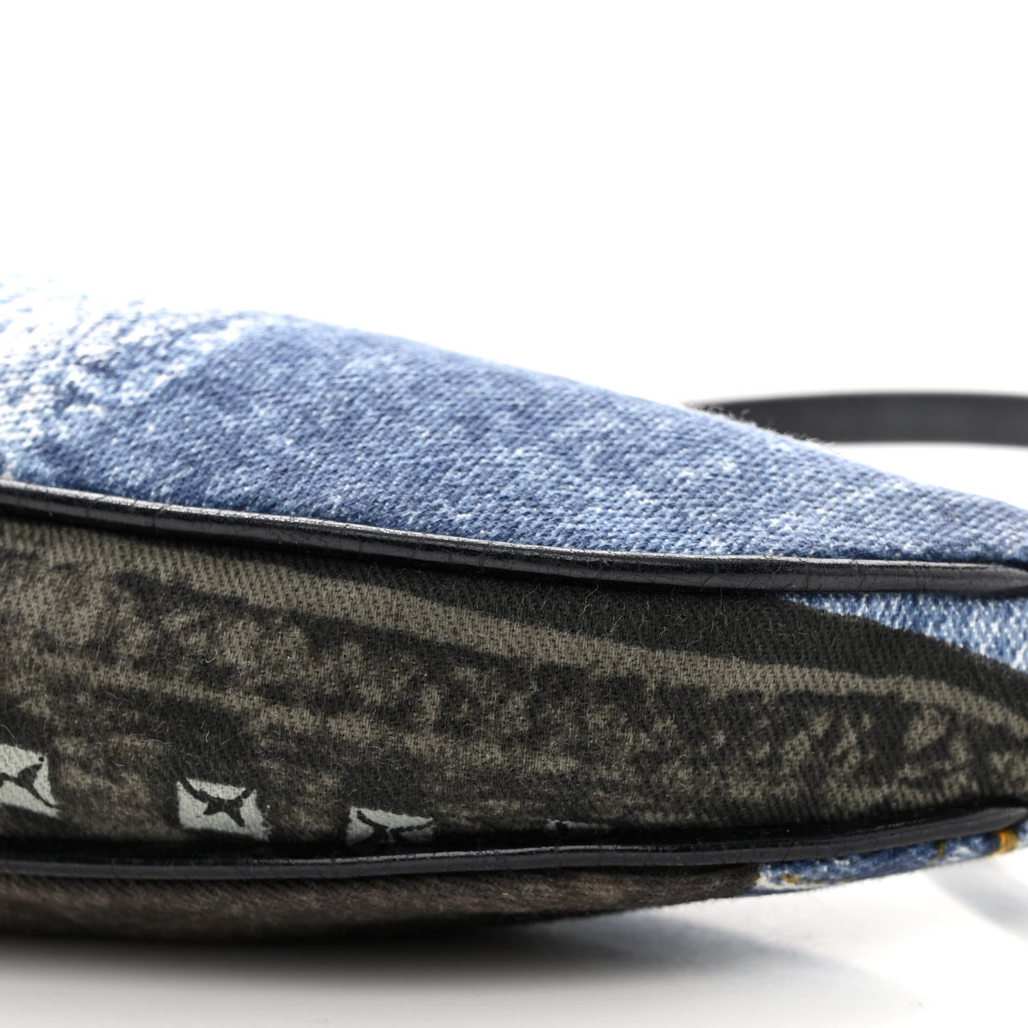 Christian Dior Denim Saddle Pochette Blue 10 of 10