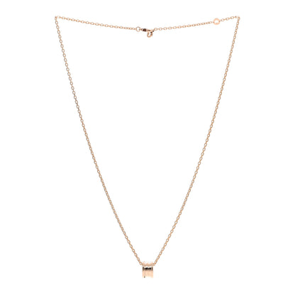 Bulgari 18K Rose Gold B.Zero1 Pendant Necklace 2 of 5
