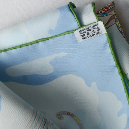 Hermes Silk Nuees Imaginaires Scarf 90 6 of 6