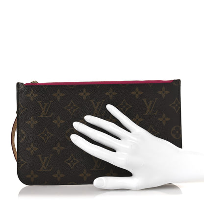Louis Vuitton Monogram Neverfull MM GM Pochette Pivoine 2 of 10