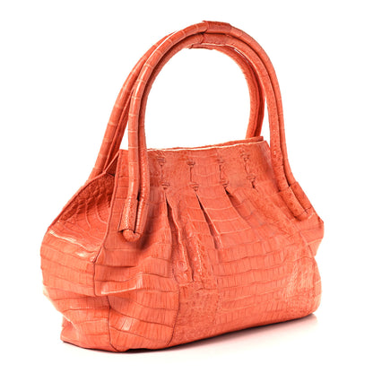 Nancy Gonzalez Crocodile Tote Orange 2 of 10