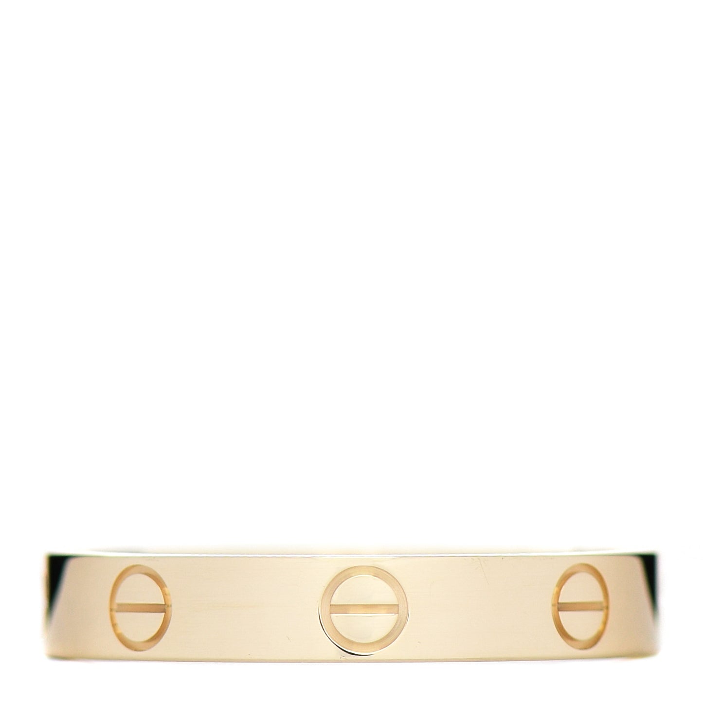 18K Yellow Gold 3.5mm LOVE Wedding Band Ring 59 8.75