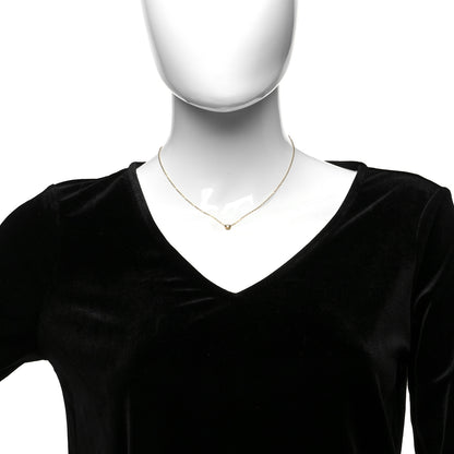 Cartier 18K Yellow Gold Diamond LM D'Amour Pendant Necklace 2 of 6