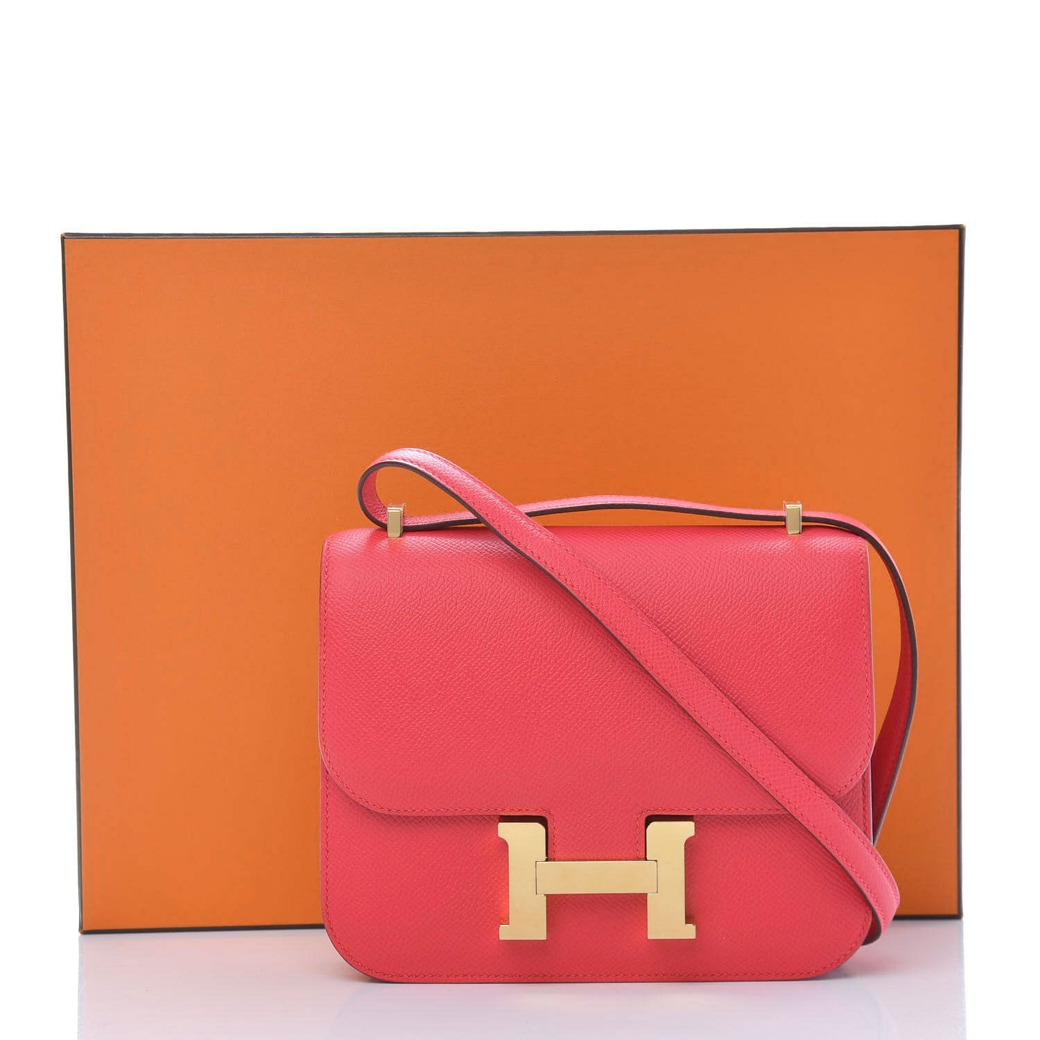 Hermes Epsom Constance 18 Rose Extreme 10 of 10
