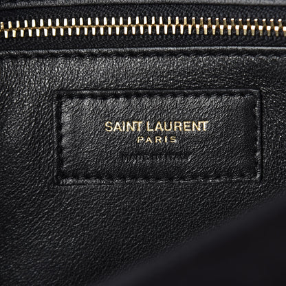 Saint Laurent Suede Calfskin Monogram Le Sept Chain Bag Black 6 of 10