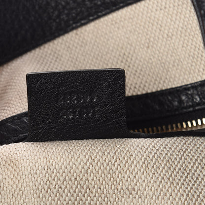 Gucci Pebbled Calfskin Medium Soho Shoulder Bag Black 7 of 10