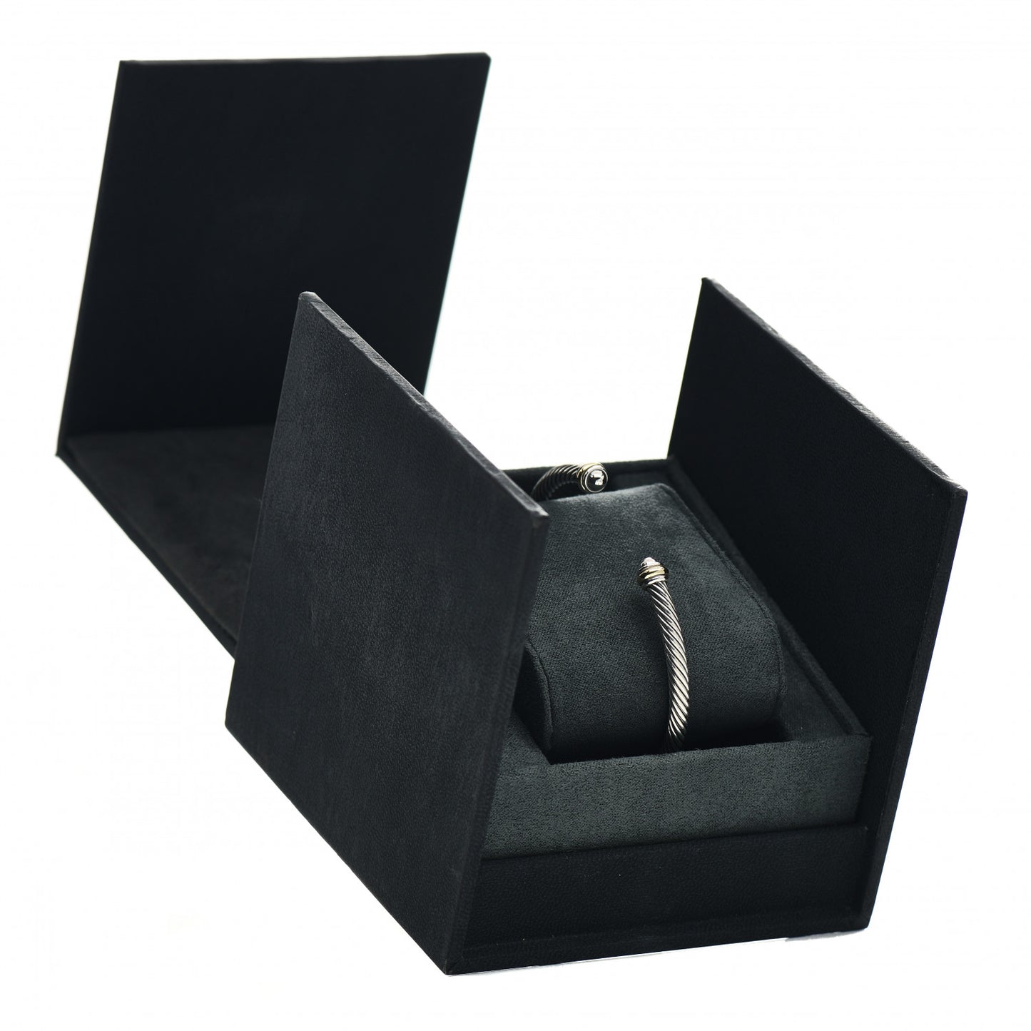 Sterling Silver 18K Yellow Gold 4mm Cable Classics Bracelet