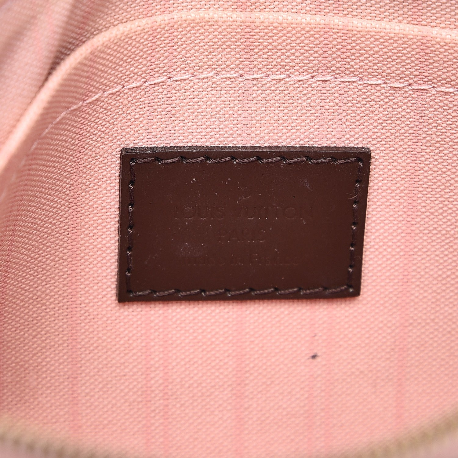 Louis Vuitton Damier Ebene Neverfull MM GM Pochette Rose Ballerine 6 of 8