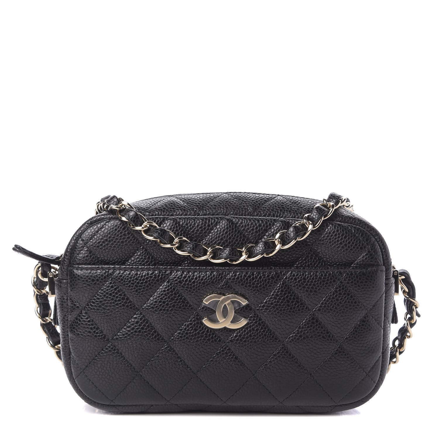 Chanel Caviar Quilted Camera Case Black 1 of 10