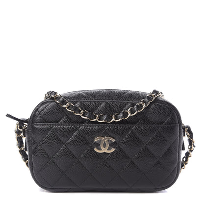 Chanel Caviar Quilted Camera Case Black 1 of 10