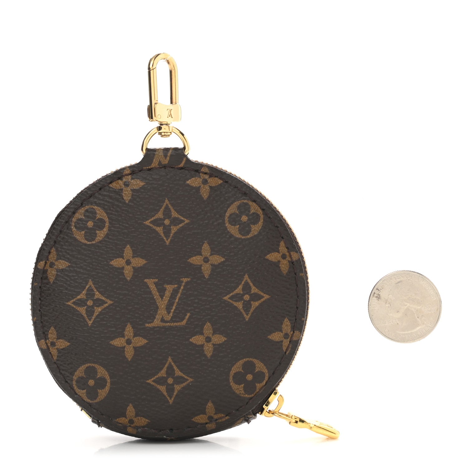 Louis Vuitton Monogram Multi Pochette Accessories Round Coin Purse 2 of 6