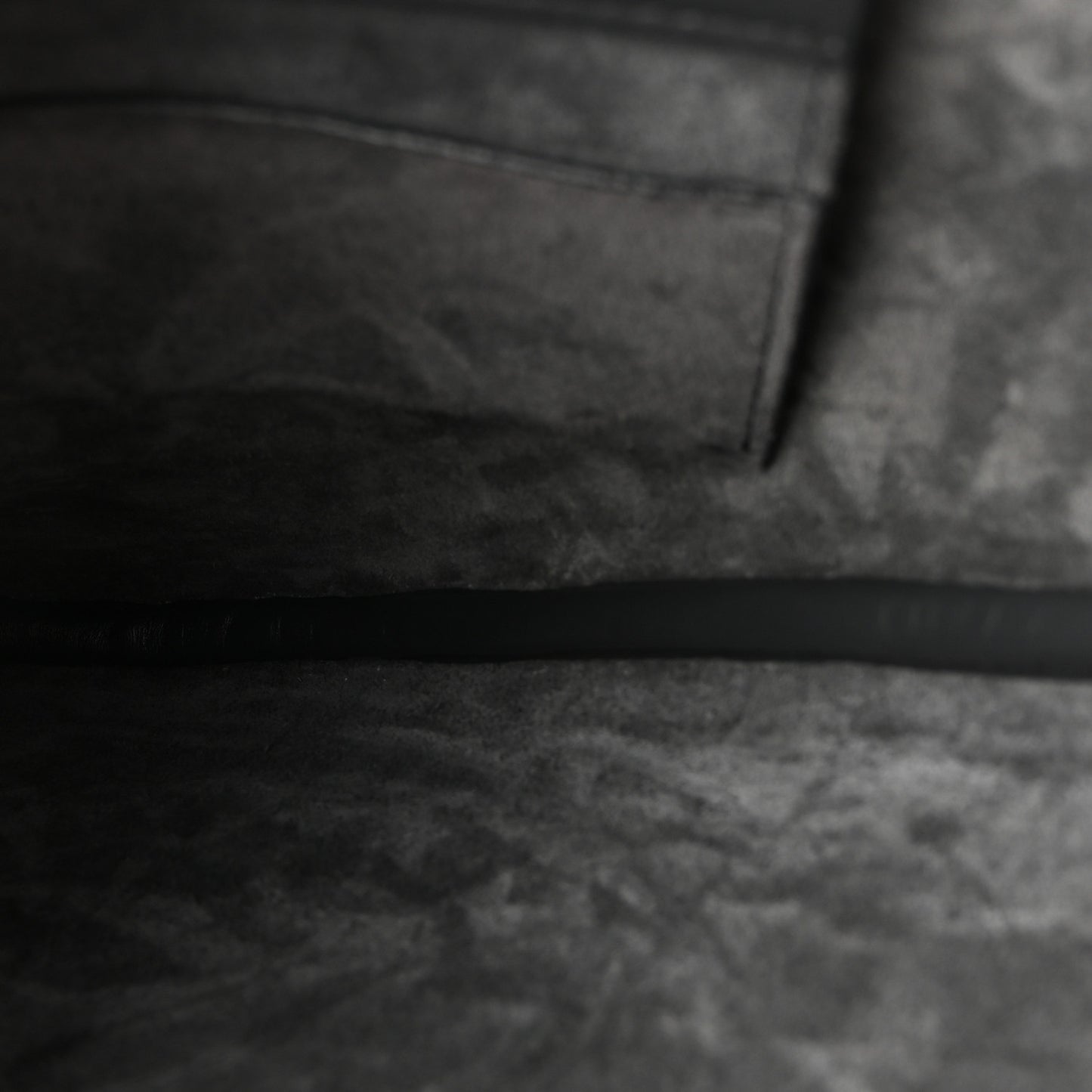 Calfskin Intrecciato Small Virgule Ardoise