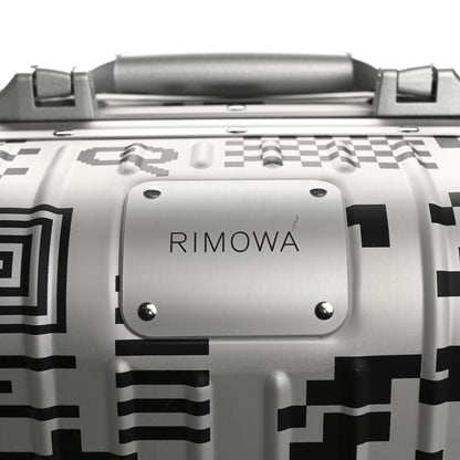 Rimowa X RTFKT Polycarbonate Printed Original Twist Cabin Silver Black 10 of 13