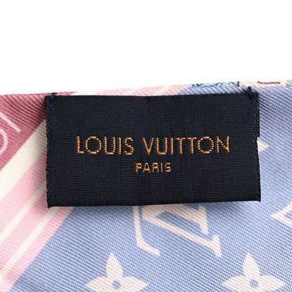 Louis Vuitton Silk Monogram LV Trunks and Bags BB Bandeau Purple 3 of 5