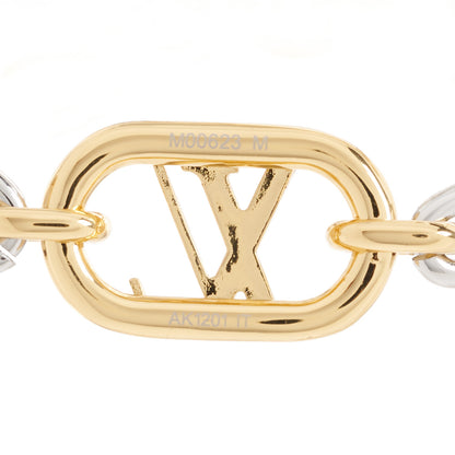 Louis Vuitton Everyday Chain LV Bracelet M Gold Silver 4 of 4