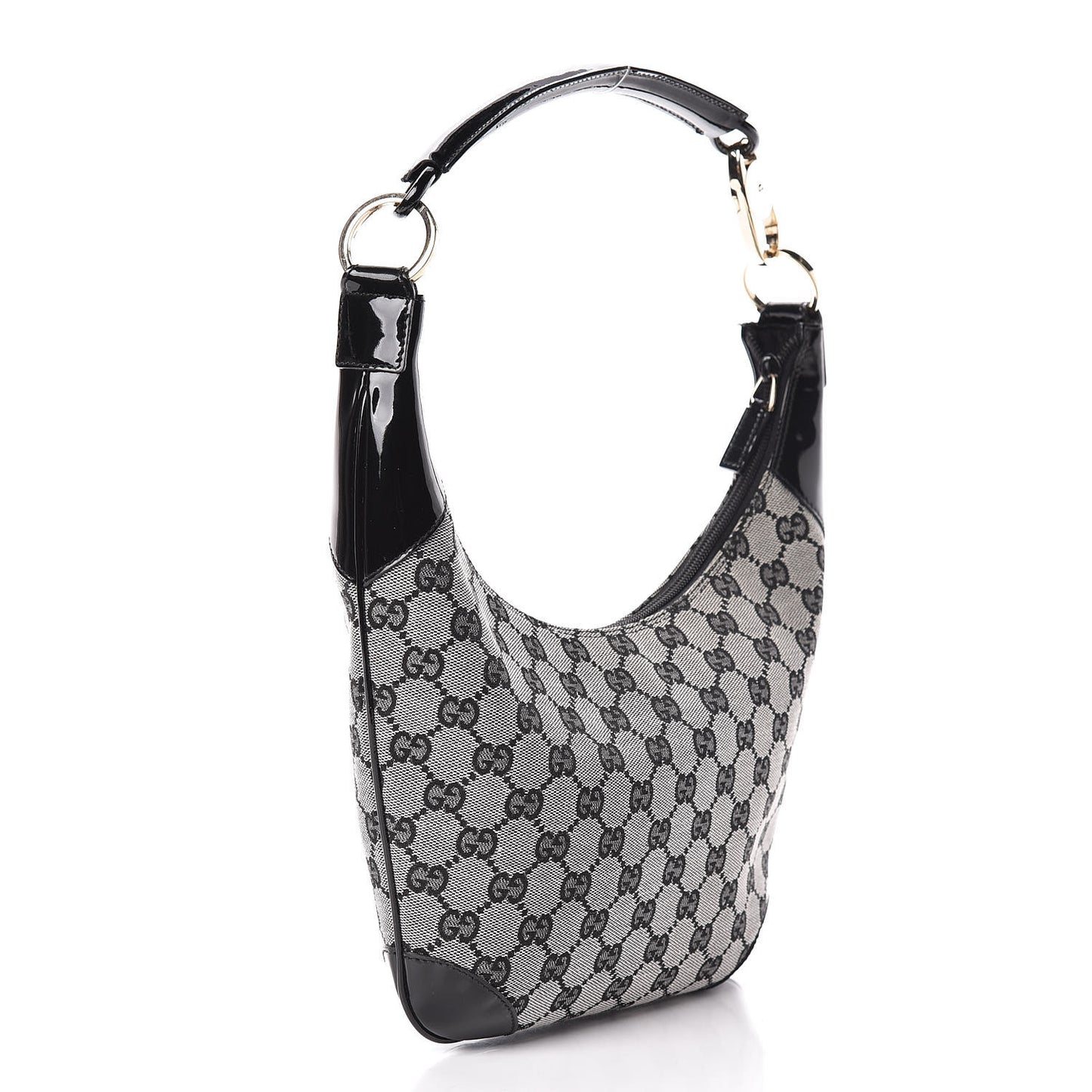 Monogram Hobo Black