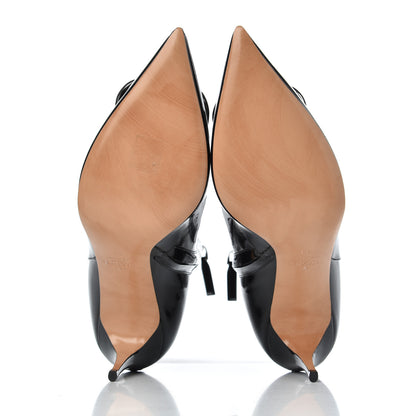 Valentino Garavani Patent VLogo 80mm Ankle Boots 39 Black 5 of 13