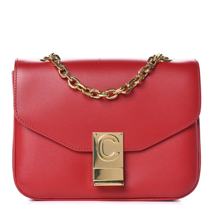 Celine Shiny Calfskin Small C Bag Red 1 of 11