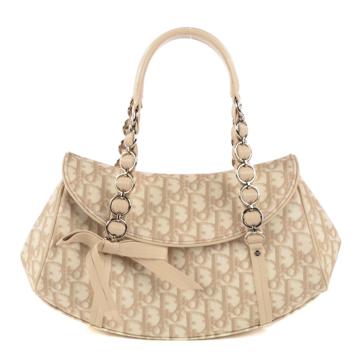 Christian Dior Monogram Romantique Trotter Bag Rose 1 of 9