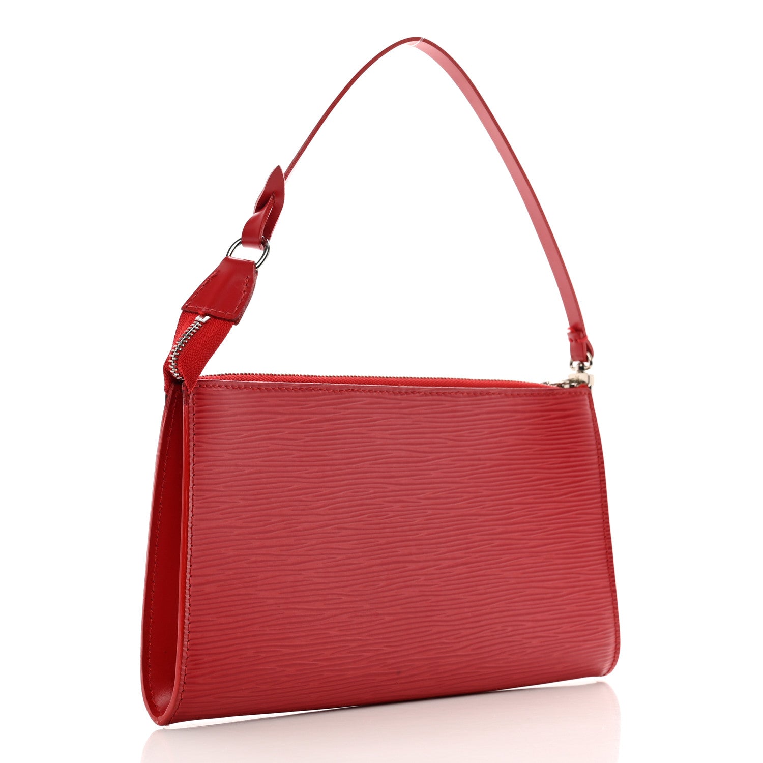 Louis Vuitton Epi Pochette Accessories Castillan Red 3 of 10