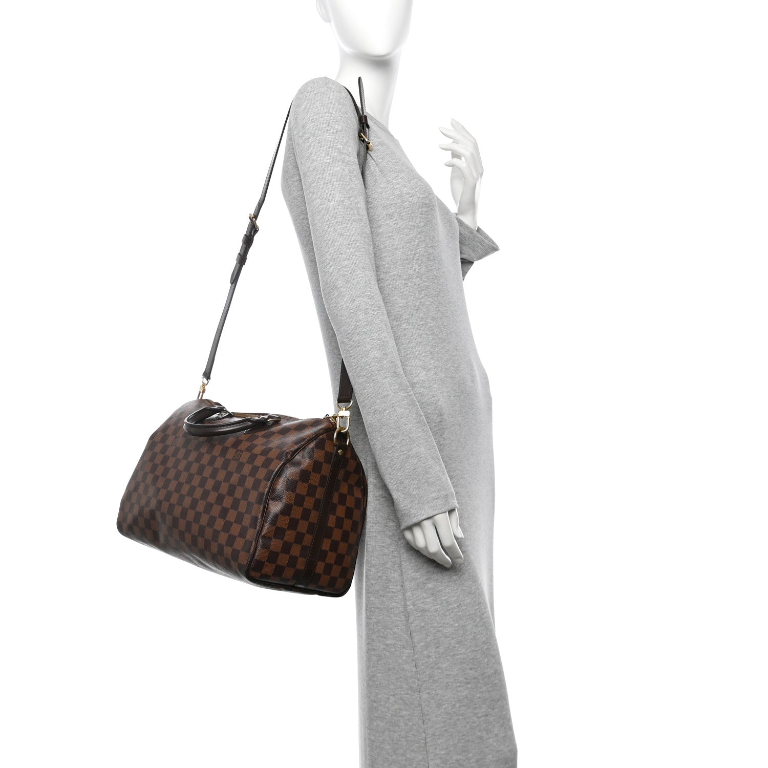 Louis Vuitton Damier Ebene Speedy Bandouliere 35 2 of 11