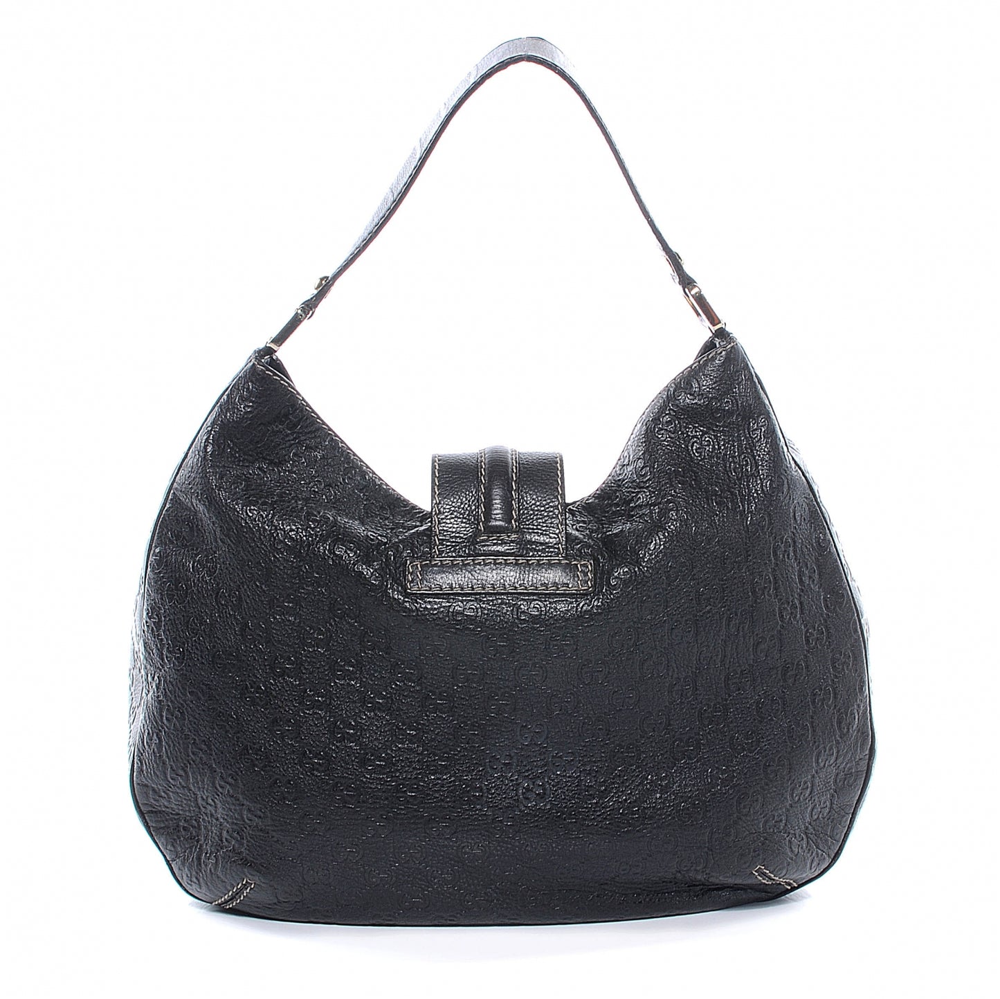 Guccissima New Ladies Web Large Hobo Brown