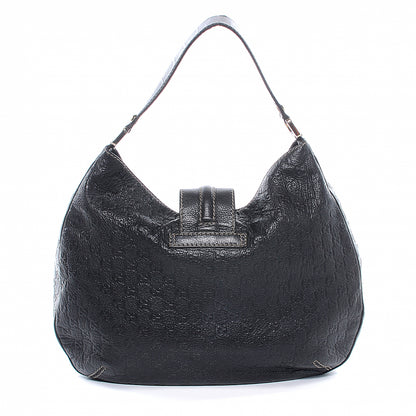 Gucci Guccissima New Ladies Web Large Hobo Brown 8 of 8