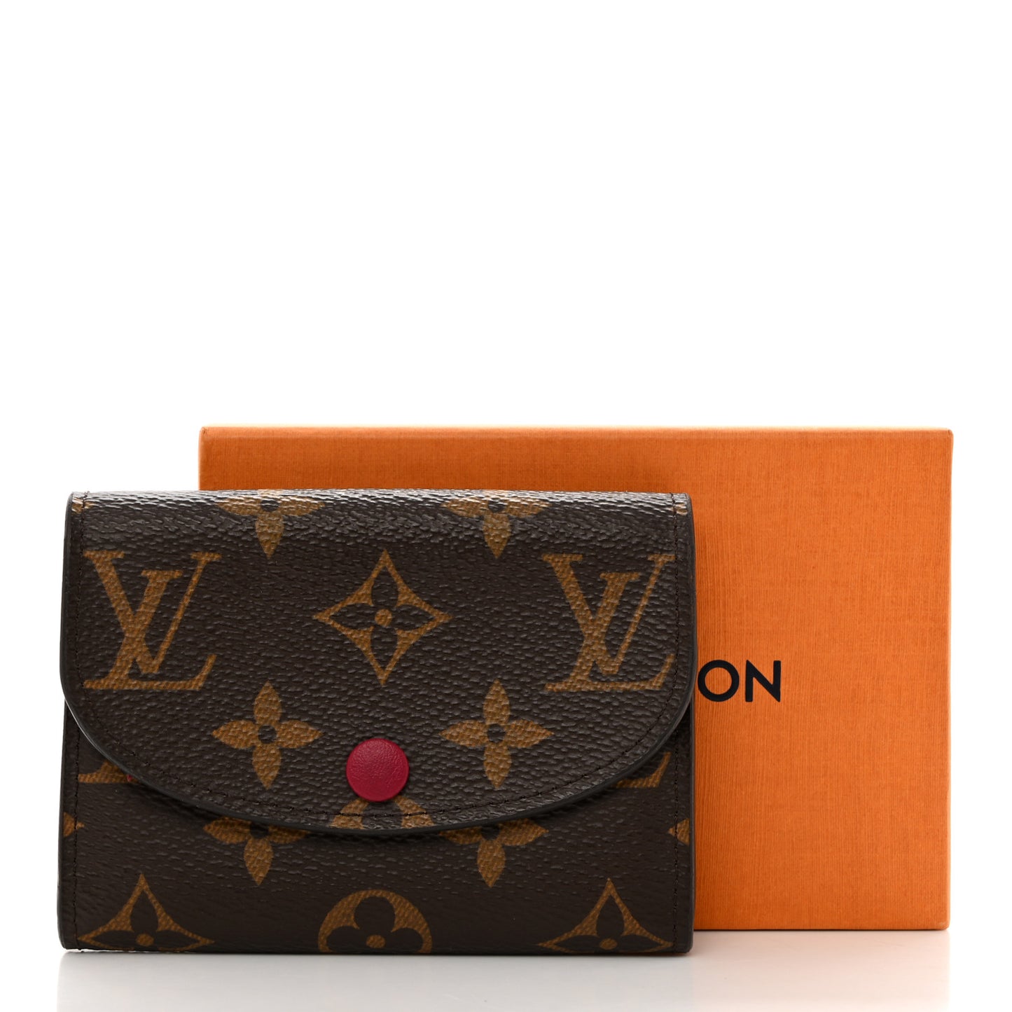 Monogram Rosalie Coin Purse Fuchsia