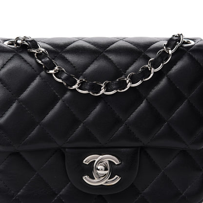 Chanel Lambskin Quilted Mini Square Flap Black 11 of 11