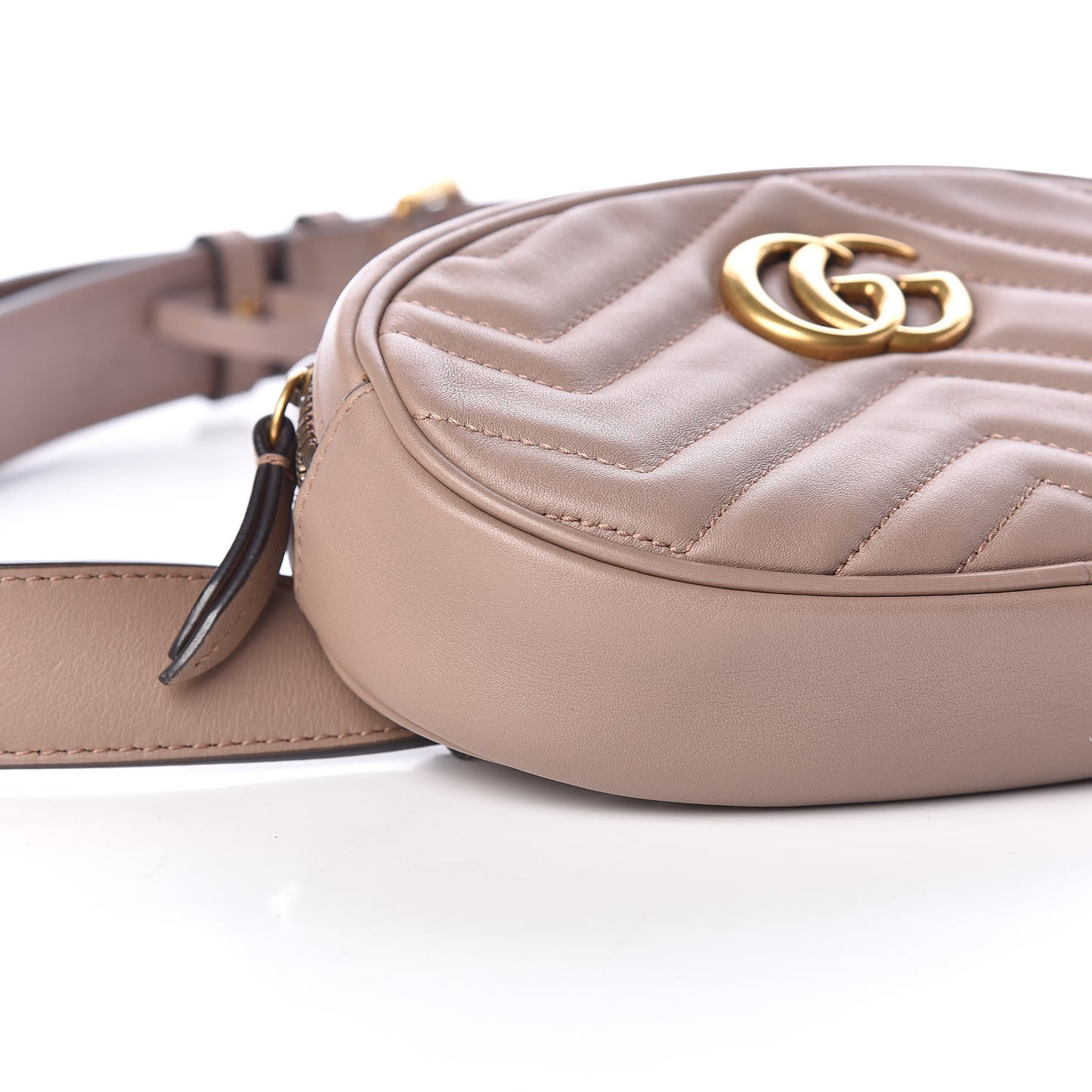 Calfskin Matelasse GG Marmont Belt Bag 105 42 Porcelain Rose