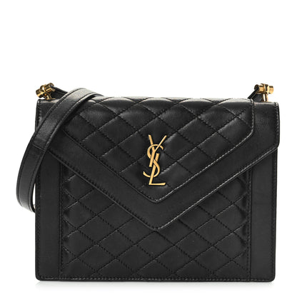 Saint Laurent Lambskin Quilted Mini Gaby Satchel Black 1 of 14