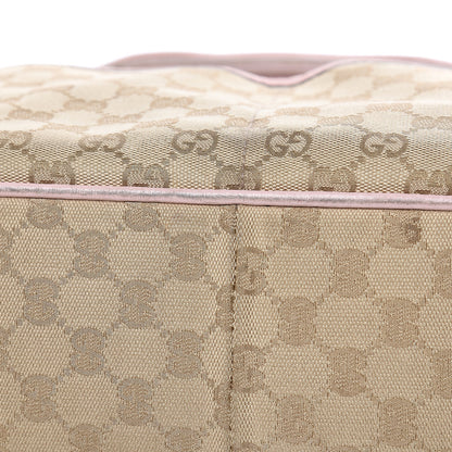 Gucci Monogram Web Diaper Bag Pink 19 of 22
