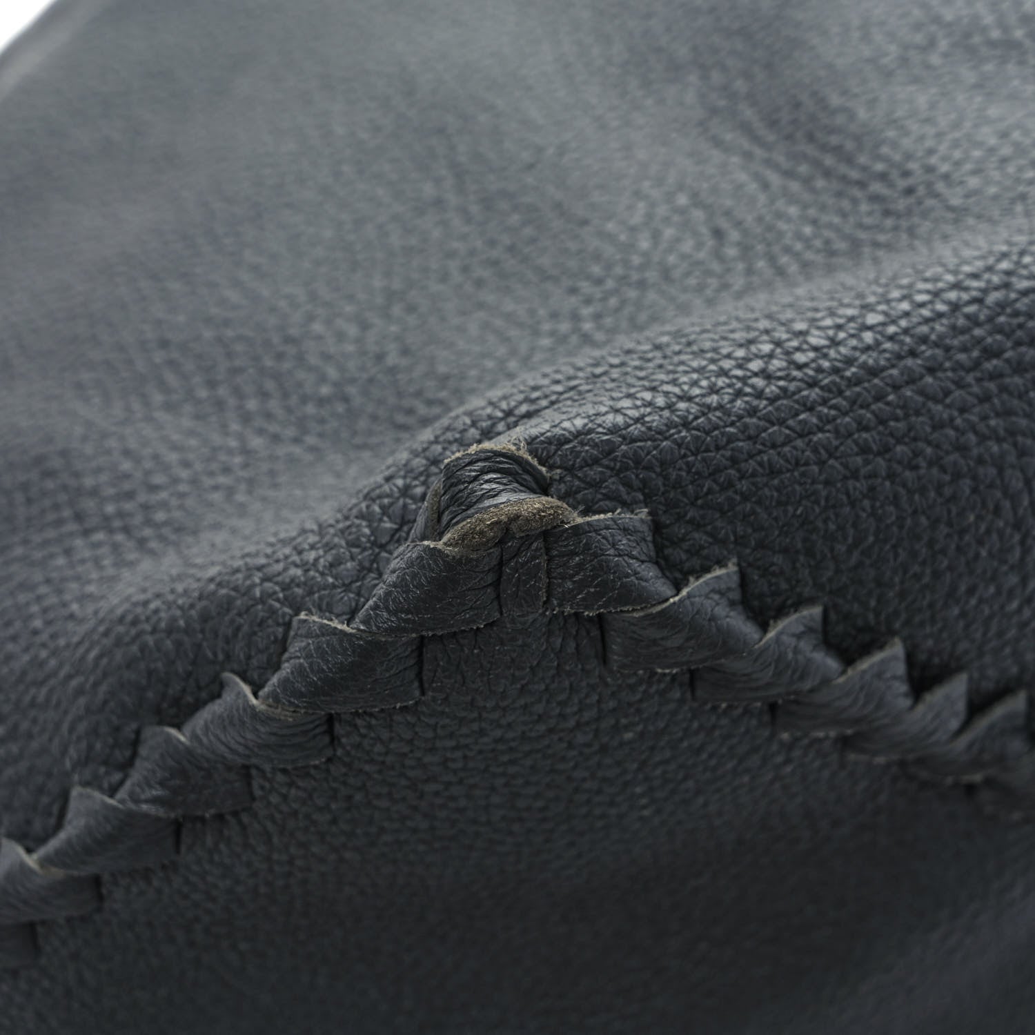 Bottega Veneta Washed Cervo Deerskin Shoulder Bag New Light Grey 10 of 13