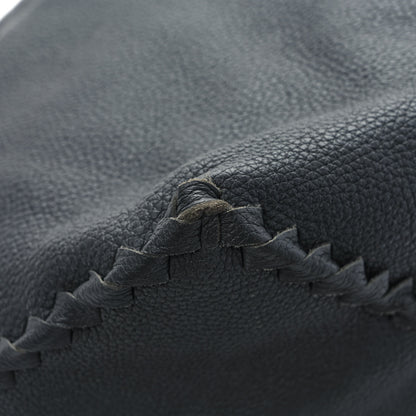 Bottega Veneta Washed Cervo Deerskin Shoulder Bag New Light Grey 10 of 13