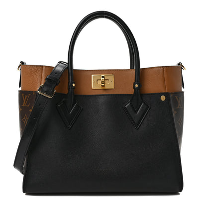 Louis Vuitton Calfskin Monogram On My Side Black 1 of 8