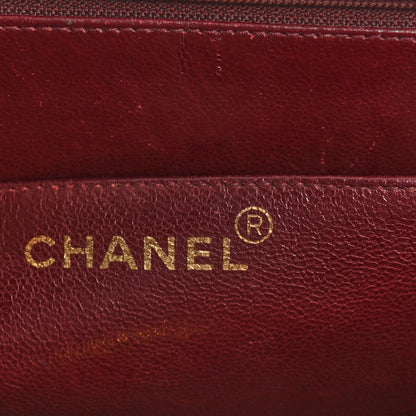 Chanel Lambskin Quilted XL Jumbo Single Flap Black 6 of 13