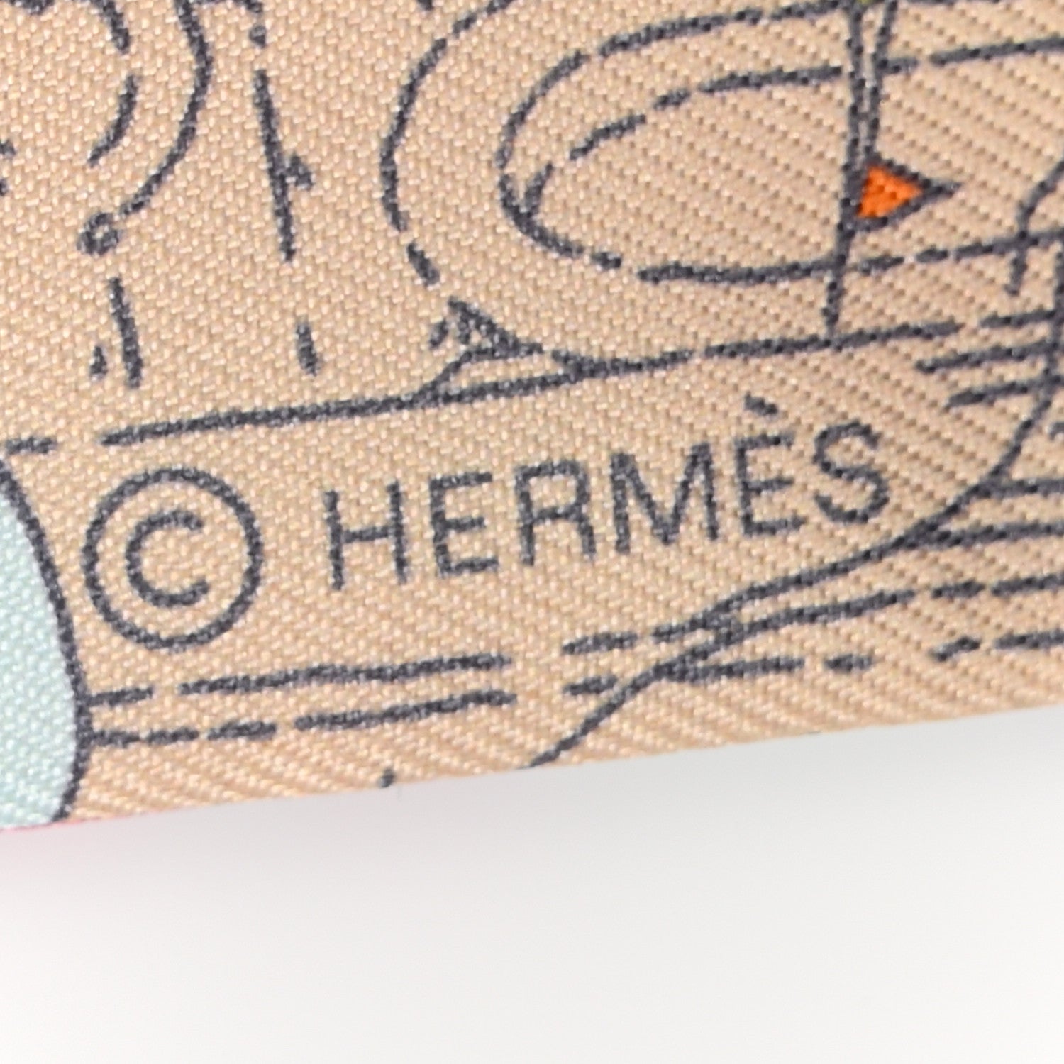 Hermes Silk Le Grand Prix du Faubourg Maxi Twilly Jaune Fluo Rose Multicolor 4 of 4