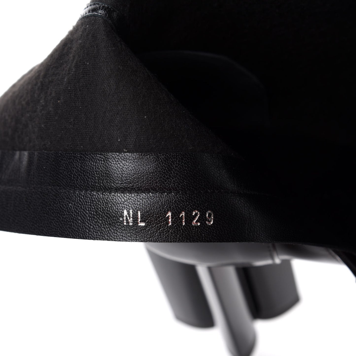 Patent Silhouette Ankle Boots 38.5 Black