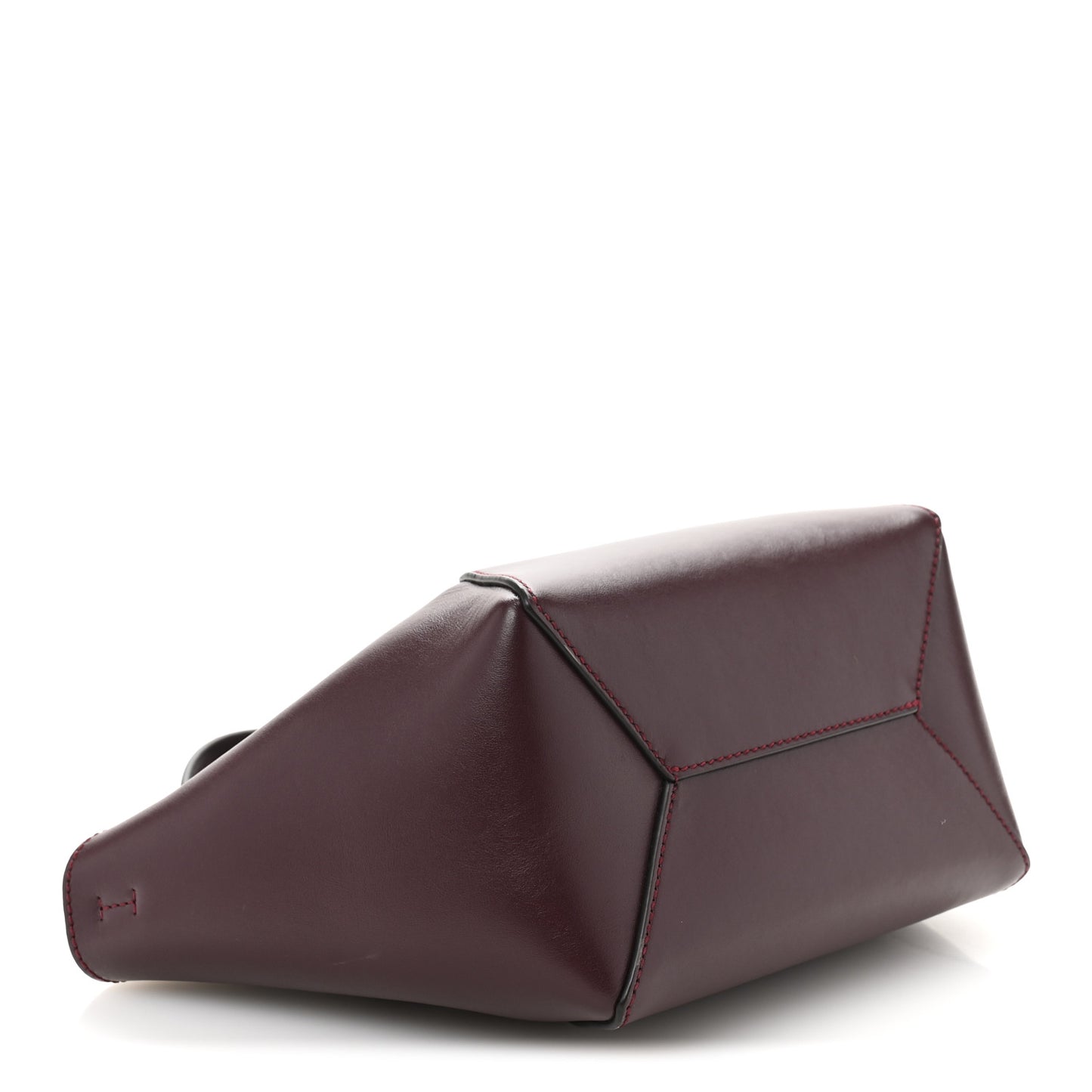 Calfskin Diamond Tote   Granet