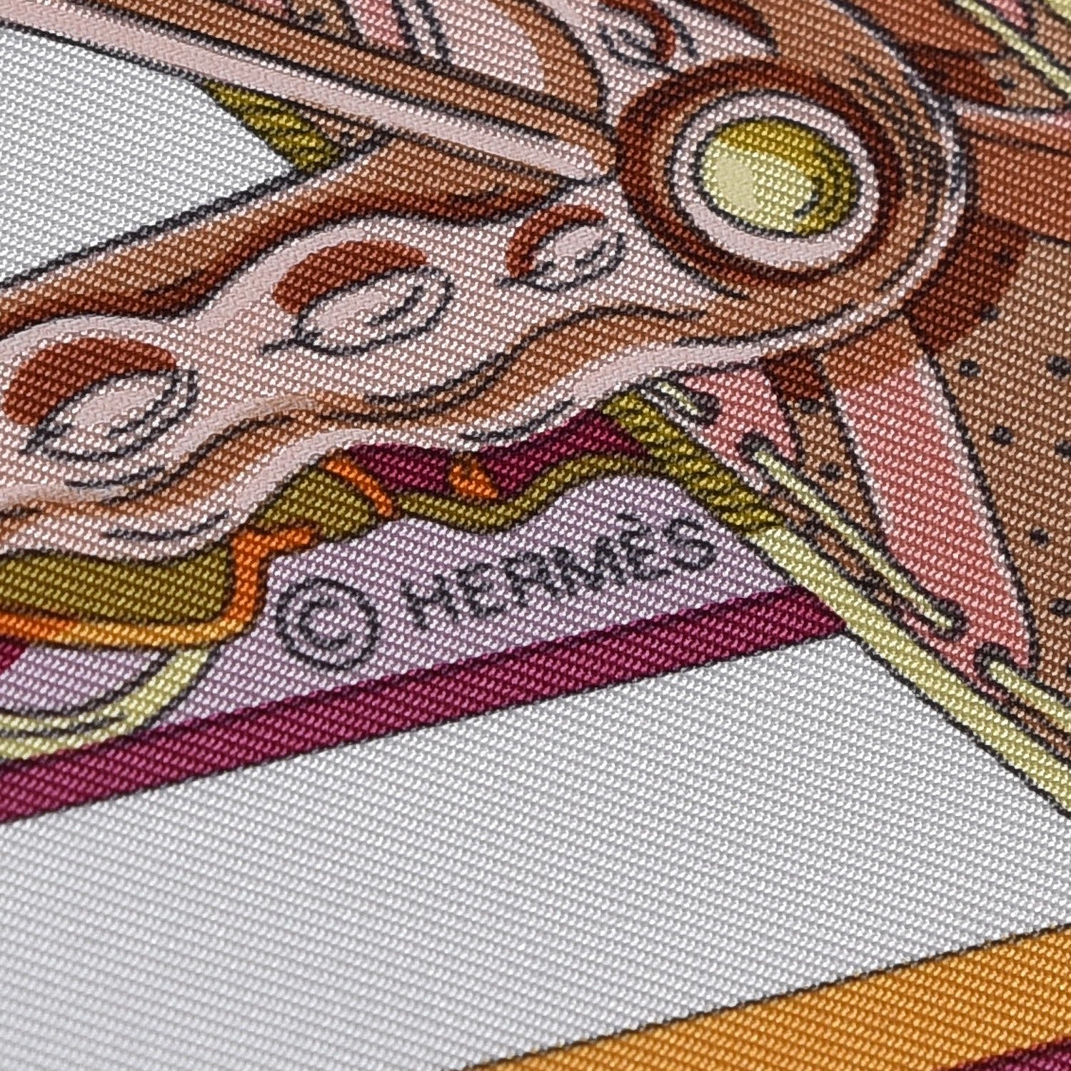 Hermes Silk Le Songe De La Licorne Scarf 90 3 of 4