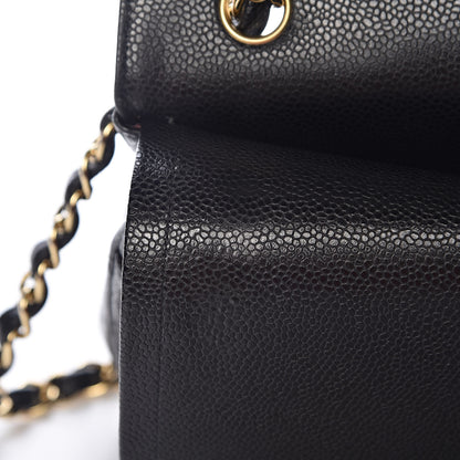 Chanel Caviar Quilted Jumbo Double Flap Black 9 of 14